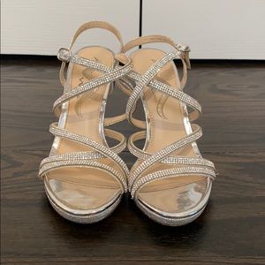 Nina silver heels